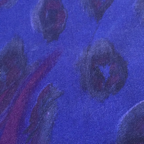 Vintage 70’s Versace Jeans psychedelic Flower Purple Pants Hippy Rare Fashion - Picture 2 of 8